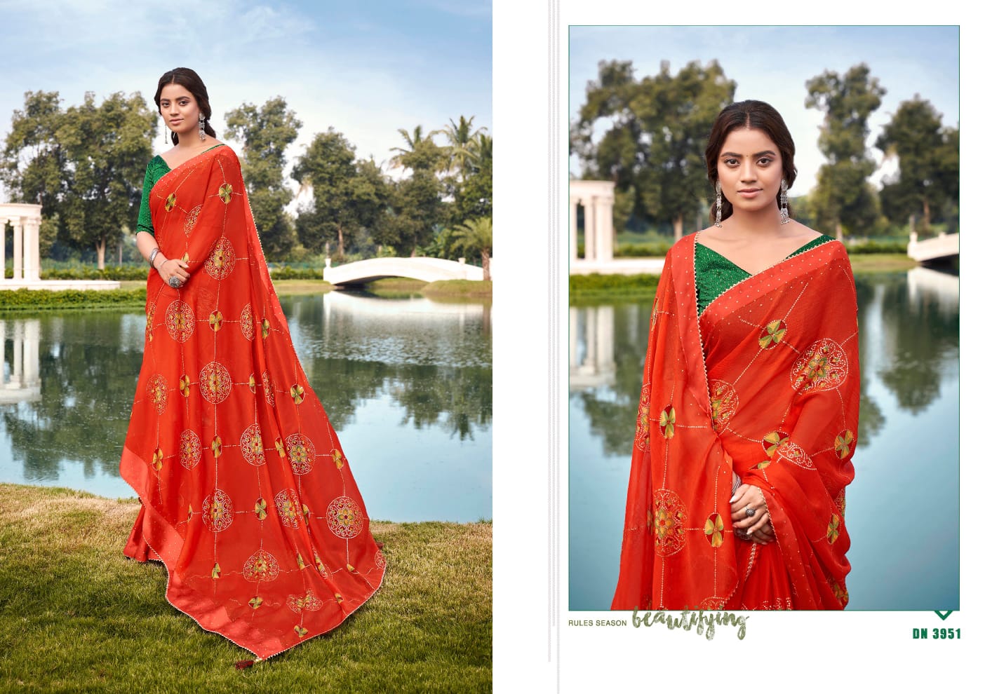 5D Designer Fancy Latest Wholesale Saree Collection